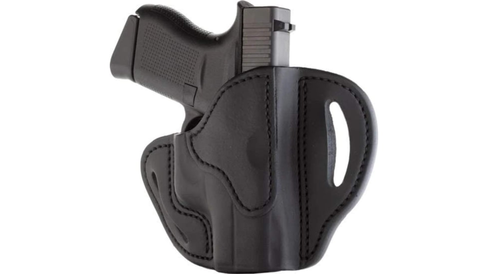 1791 Gunleather OR-BHC-SBL-R BCH Optic Ready Stealth Black Leather Belt Right Ha