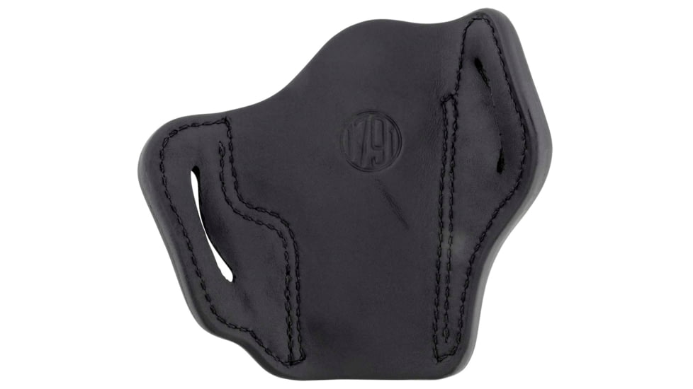 1791 Gunleather ORBH23SBLL BH2.3 Optic Ready Stealth Black Leather, OWB Open Top