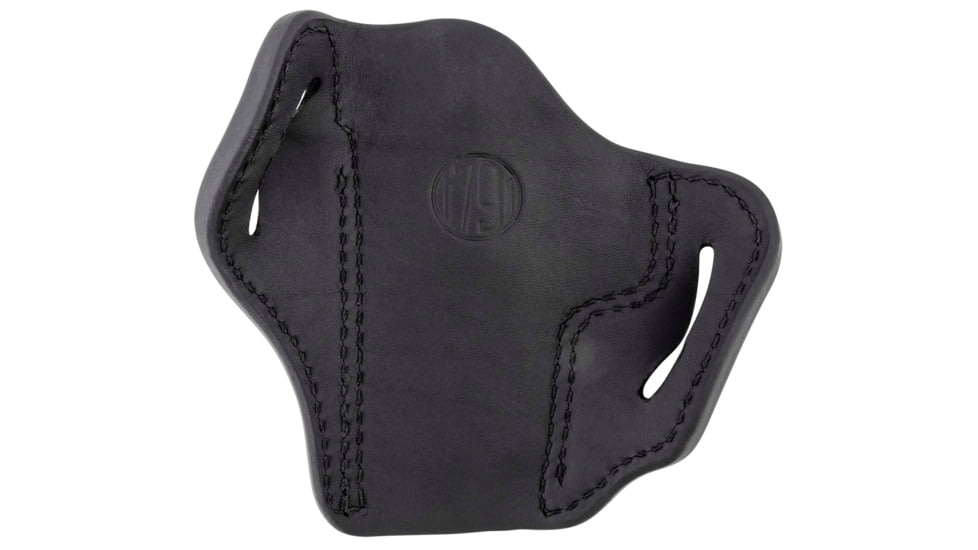1791 Gunleather ORBH23SBLR BH2.3 Optic Ready Stealth Black Leather, OWB Open Top