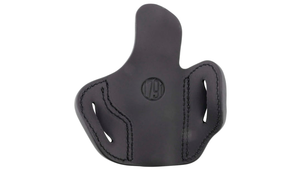 1791 Gunleather ORBH24SSBLL BH2.4S Optic Ready Stealth Black Leather, OWB Open T