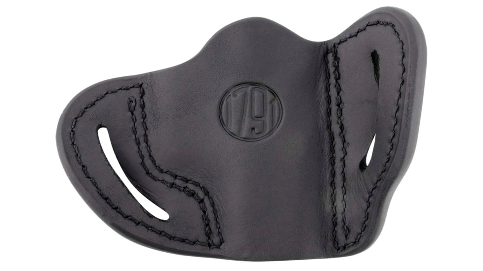 1791 Gunleather ORBHCSBLL BHC Optic Ready Stealth Black Leather, OWB Open Top De