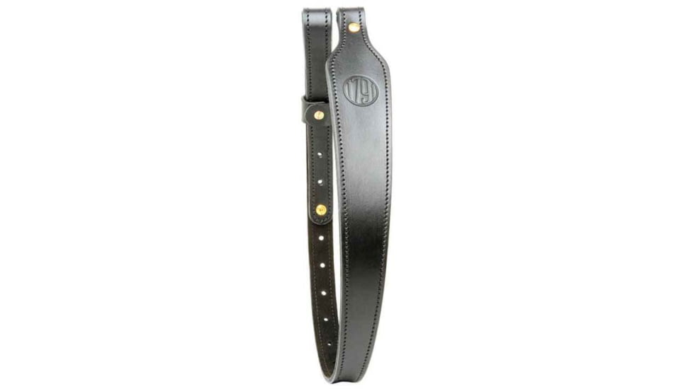 1791 Gunleather Premium Rifle Sling w/ Suede Slip-Resistent Backing, Stealth Black, Unique Size, SLG-1P-SBL-A