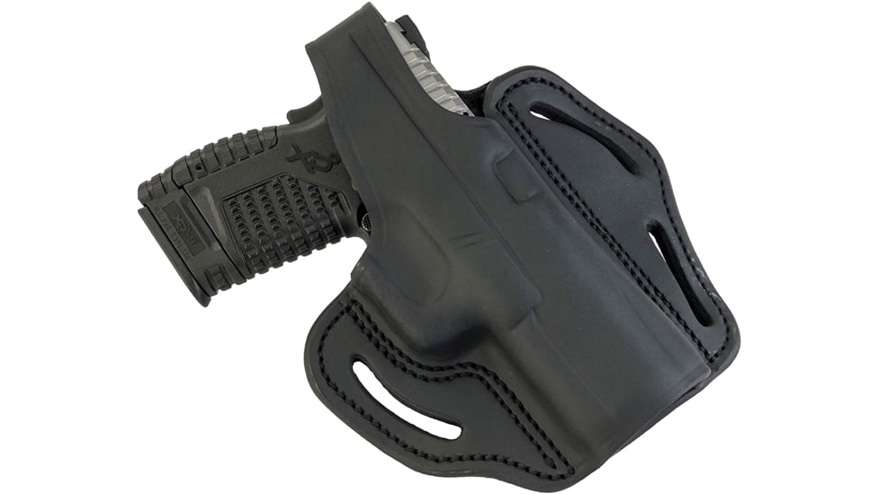1791 Gunleather Revolver Thumbreak OWB Holster, RH, Stealth Black, 4, RVHX-4-SBL-R