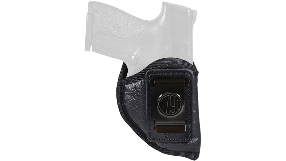1791 Gunleather Sub-Compact IWB Small, Black, Right Hand, ECOSC1BLKR
