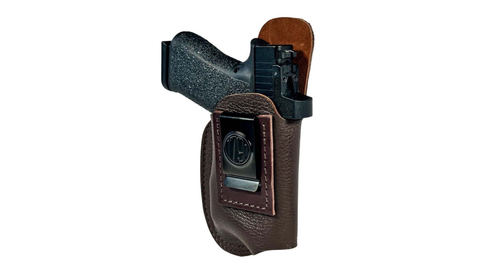 1791 Gunleather Optic Ready Light Bearing Fair Chase IWB Holster, Size 3, Right, Brown, ORLBFCD3BRWR