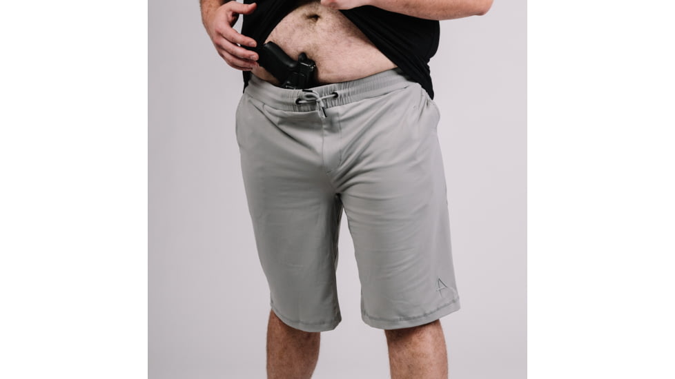 Crucial Concealment Carrier Shorts 11 - Chalk Grey 7DF204B0, Included Retention Belt, 2XL, RB009005