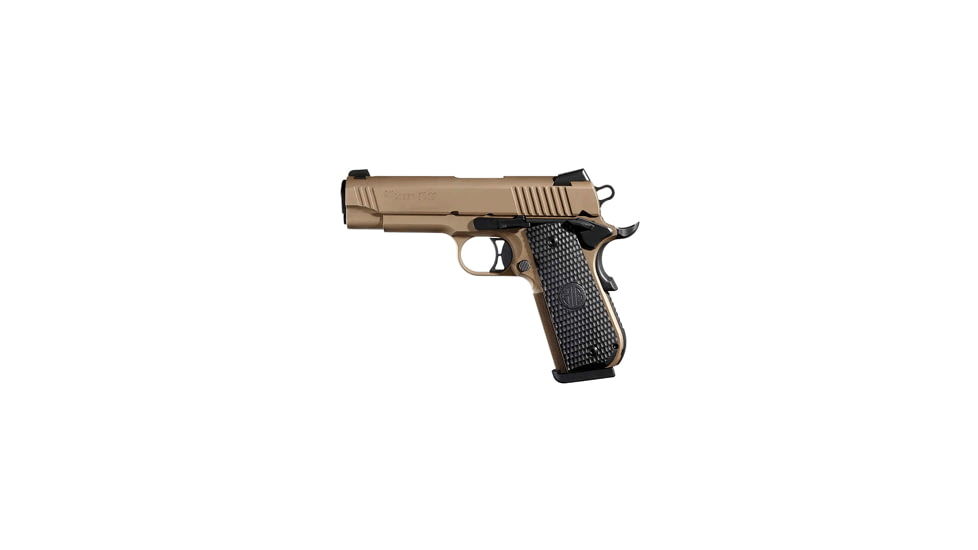 SIG SAUER 1911 Fastback Emperor Scorpion Carry Pistol, .45 ACP, 4.2 in barrel, stainless steel frame, custom black G10 grip, recoil operated semi-automatic, SIGLITE night sights, 8 round magazine, 1911 FESC-1-FRRMPG
