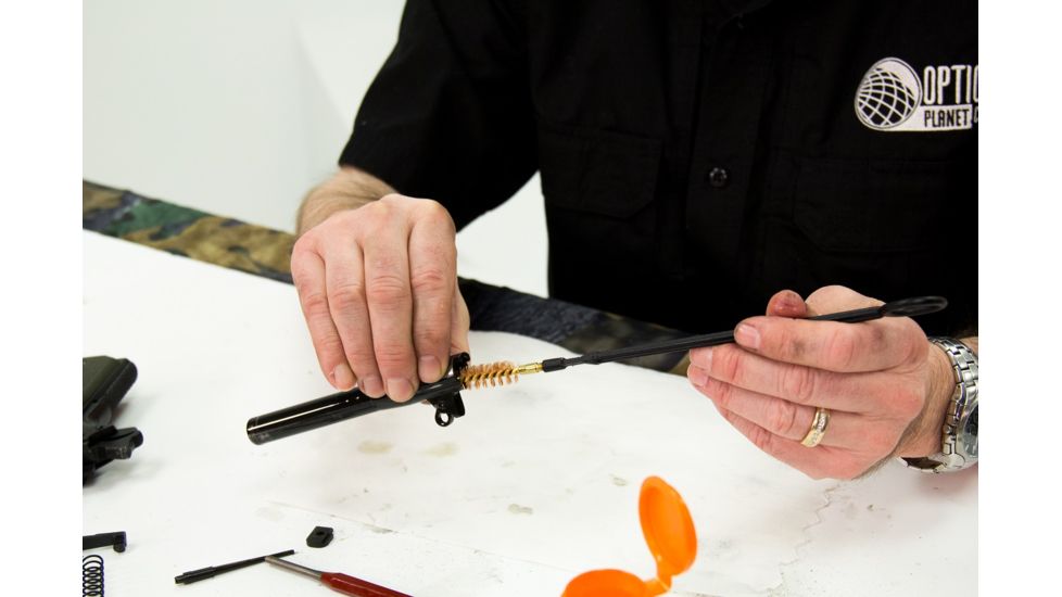 Bore Brush in Barrel