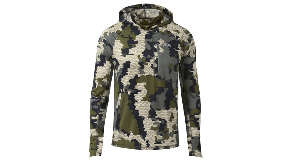 Kuiu Gila PRO Long Sleeves Hunting Hoodie - Men's, Verde, 3XL, Adult, Male, 7623217119390