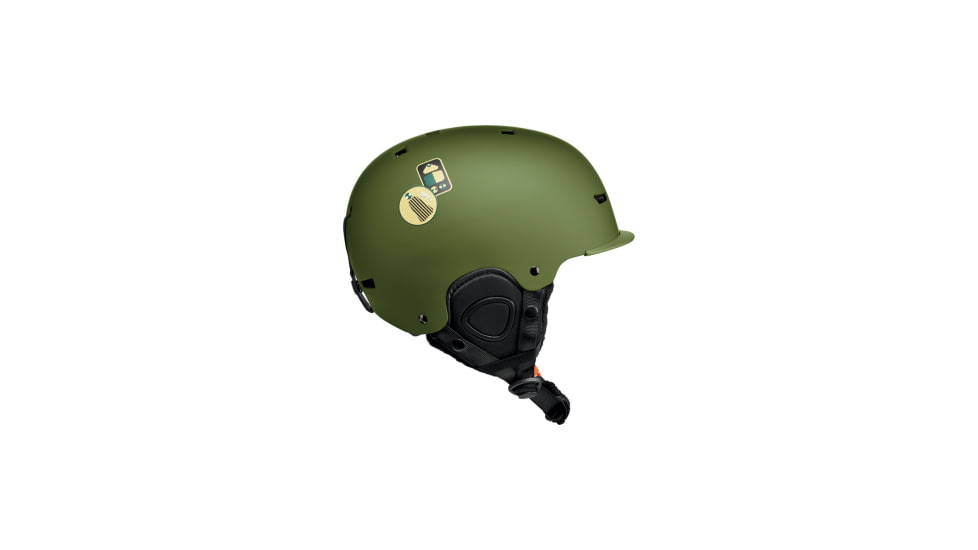 Spy Optic Galactic Mips - Spy Optic - Olive Graphic Alien Matte Snow Helmet A2976655, 74017
