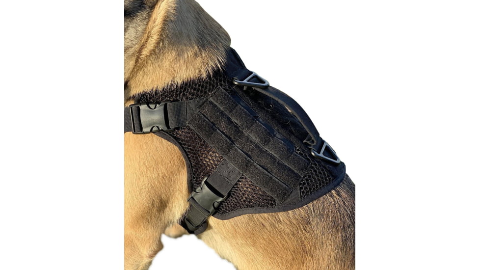 221B Tactical Artemis K-9 Harness, Black, Medium, AK9-M-BLK