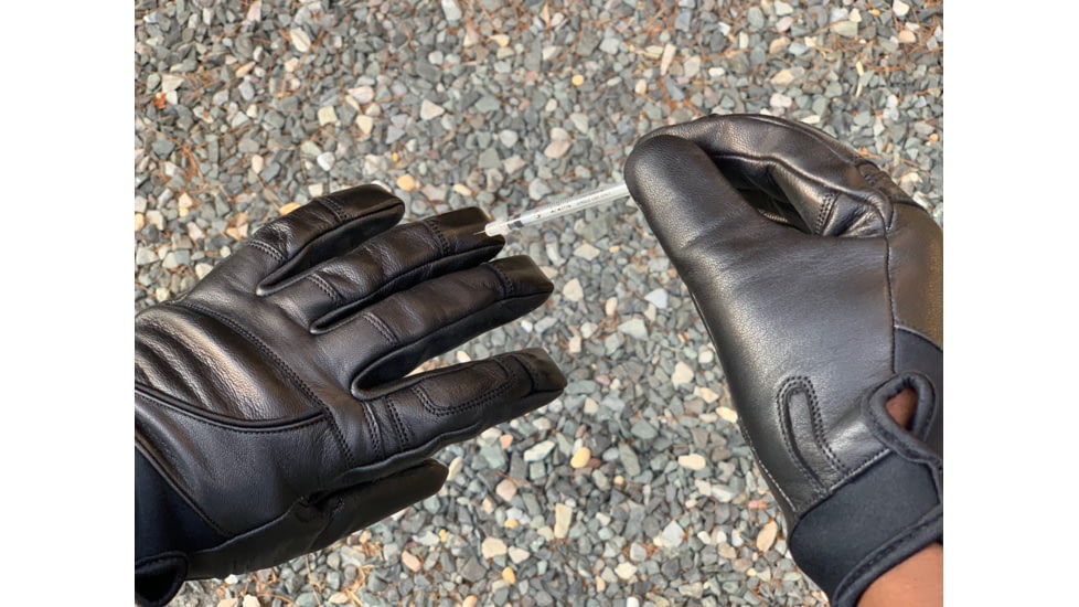 221B Tactical Hero Gloves 2.0, Needle &amp; Cut Resistant, Black, Medium, HG2.0-M
