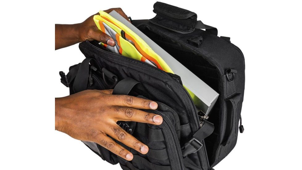 221B Tactical Hondo Police Patrol Bag, 30 Liters, 10in W x 18in L x 10in D, Black, One Size, HDPPB