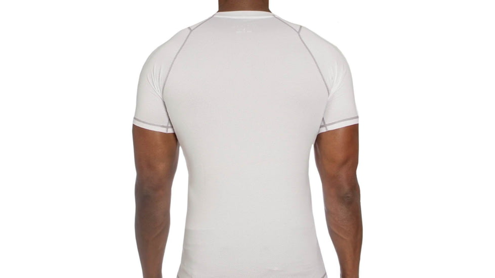 221B Tactical Maxx-Dri Silver Elite T-Shirt, White/Silver, Large, MDSETS-L-WHT/SLV