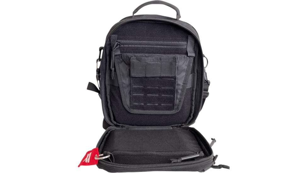 221B Tactical PF-1 Armored Fast Access EDC CCW Bag, Black, Bag Only, 765347636625
