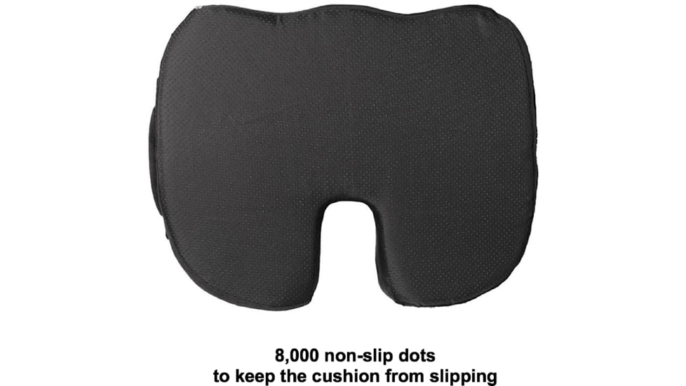 221B Tactical Solace Select Non-Slip Orthopedic Seat Cushion, Black, One Size, SSOSC-OS-BLK