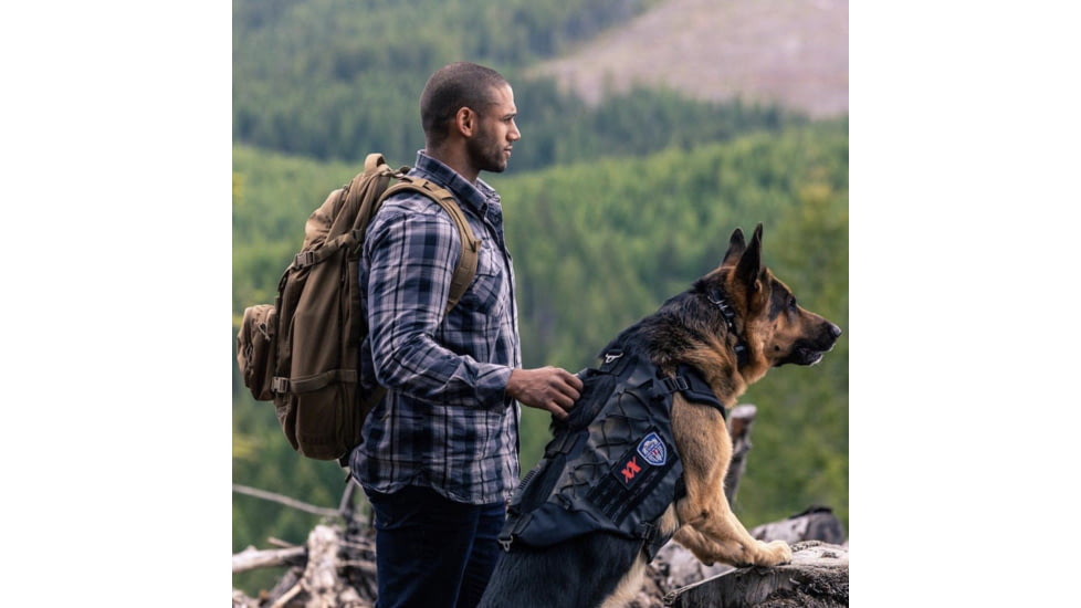 221B Tactical Titan Vest - K-9 Harness, Black, TTNV-BLK