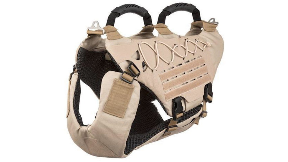 221B Tactical Titan Vest - K-9 Harness, Desert Tan, TTNV-DTT
