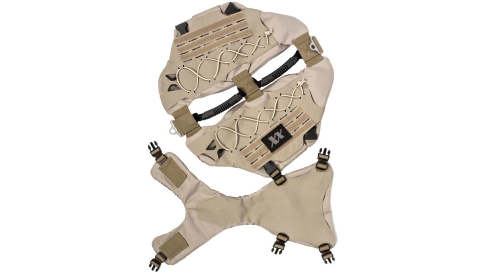221B Tactical Titan Vest - K-9 Harness, Desert Tan, TTNV-DTT