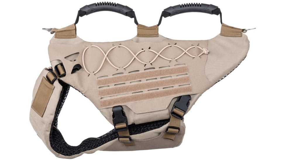 221B Tactical Titan K-9 Harness Vest, Desert Tan, Medium, 616621416207