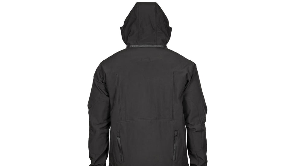 221B Tactical Tradecraft Tactical EDC/CCW Jacket 2.0 w/ Level IIIA Back Panel Only - Men's, Small, Black, TRDJKT20BPO-S-BLK