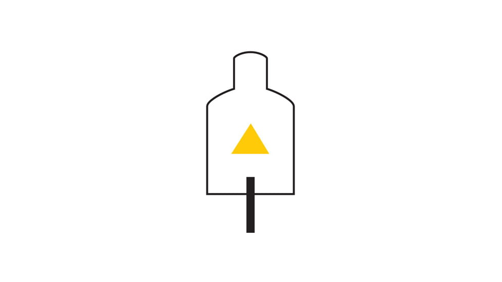 Trijicon TA47 .223 Amber Triangle Reticle