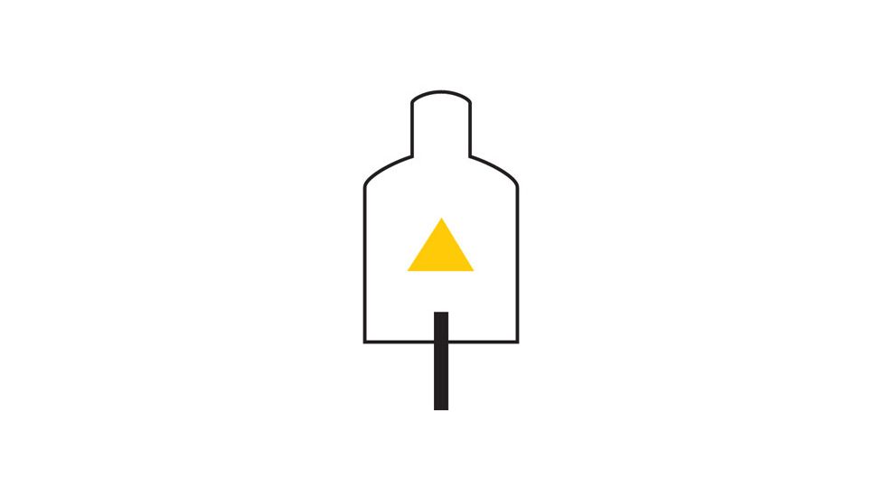 Trijicon TA50 .223 Amber Triangle Reticle