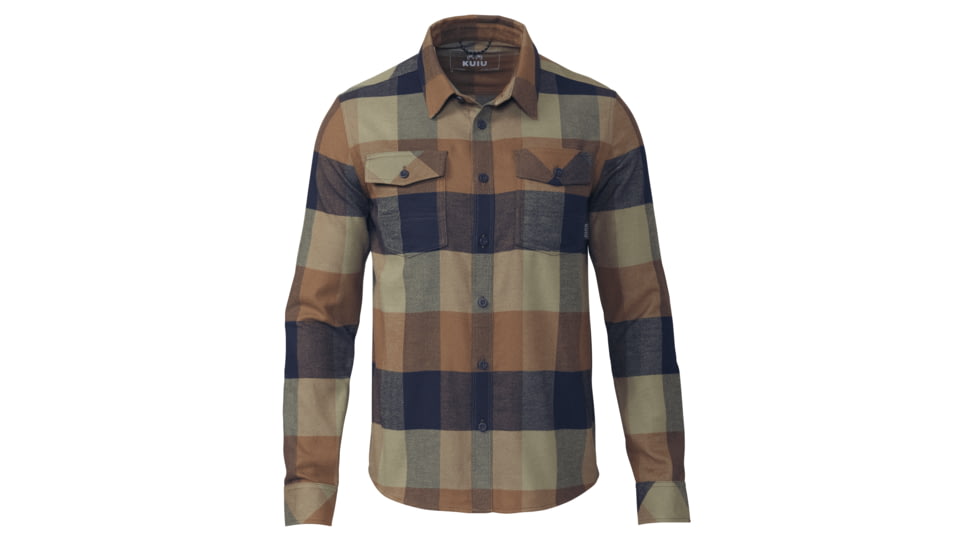 KUIU Field Flannel Shirt - Men's, Valo Plaid, 3XL, Cotton, Adult, Male, 7462083264670