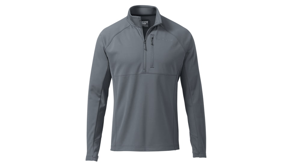 KUIU StrongFleece 190 Zip Hunting Shirt - Men's, Shadow, 3XL, Adult, Male, 7465691316382