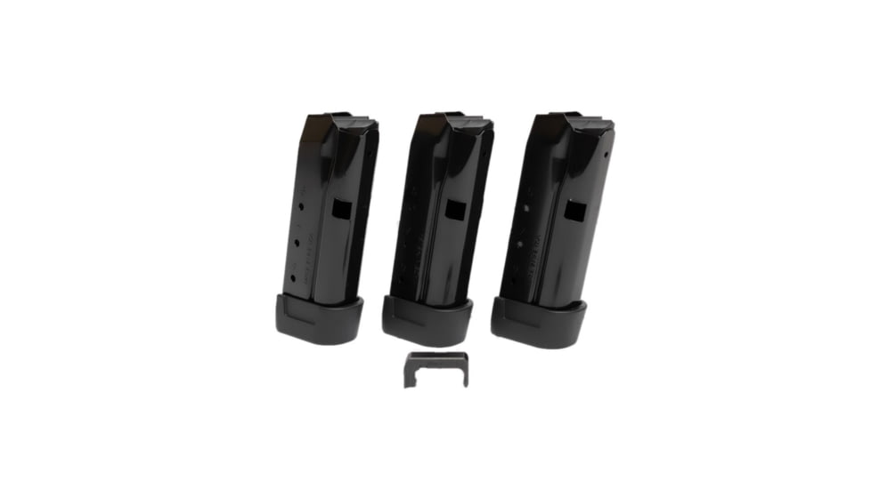 Shield Arms Z9 Handgun Magazine for Glock 43 9mm 9/rd 3 Pack Black 0318C689, QSZ9COMBO3M1C