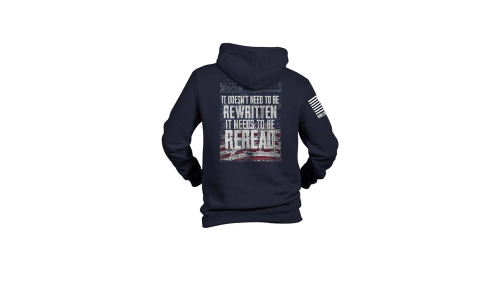 Nine Line Reread Not Rewritten Hoodie Navy 2XL 54F21DAE, NVREREADHNAVY2XL