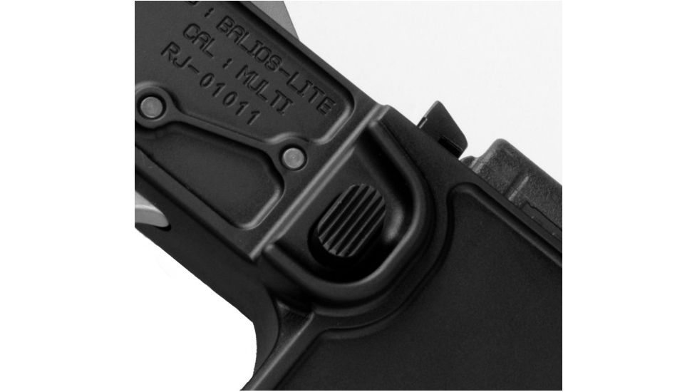 2A Armament AL Mag Catch Assembly - Pocketed, Black, Milspec, 2A-MCA-P1