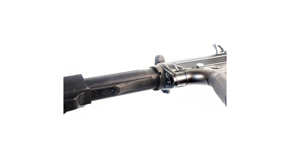 2A Armament AR10 Billet Buffer Tube, Black, Mil Spec, 8 position 2A-BTU8-1, EDEMO1