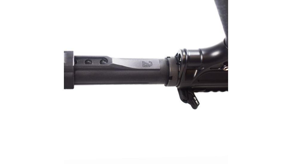 2A Armament AR15 Billet Buffer Tube, Black, Mil Spec, 8 position 2A-BTU6-1, EDEMO3