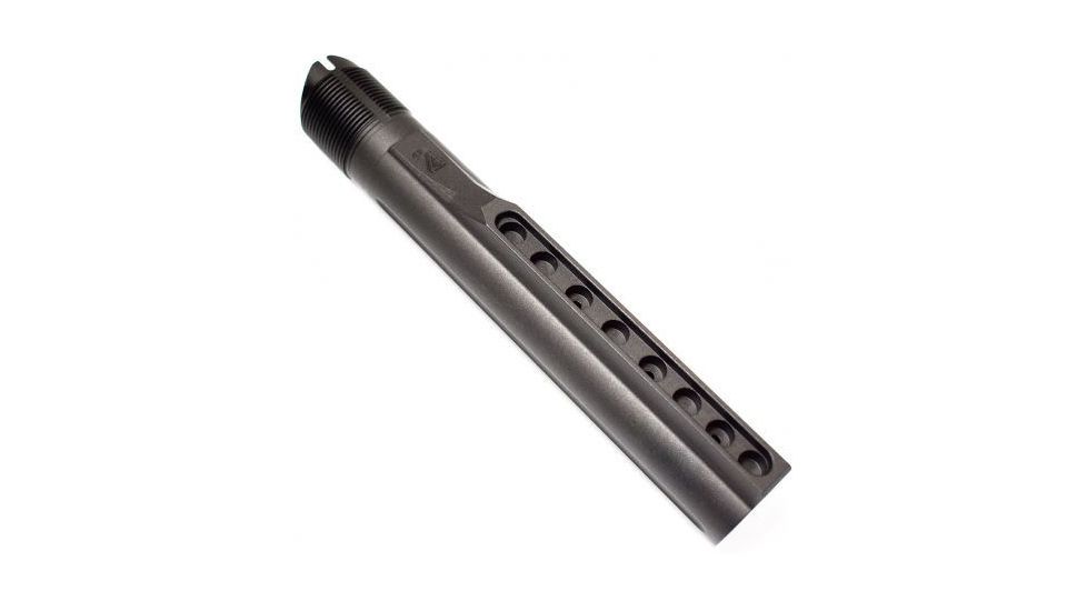 2A Armament AR15 Billet Buffer Tube, Black, Mil Spec, 8 position, 2A-BTU6-1, EDEMO3