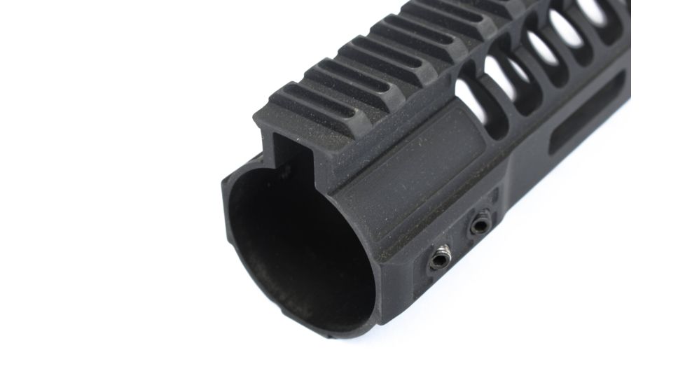 2A Armament Bl-Rail M-Lok Black Titanium Barrel Nut Ar-15, 7in, 2ABLRML7