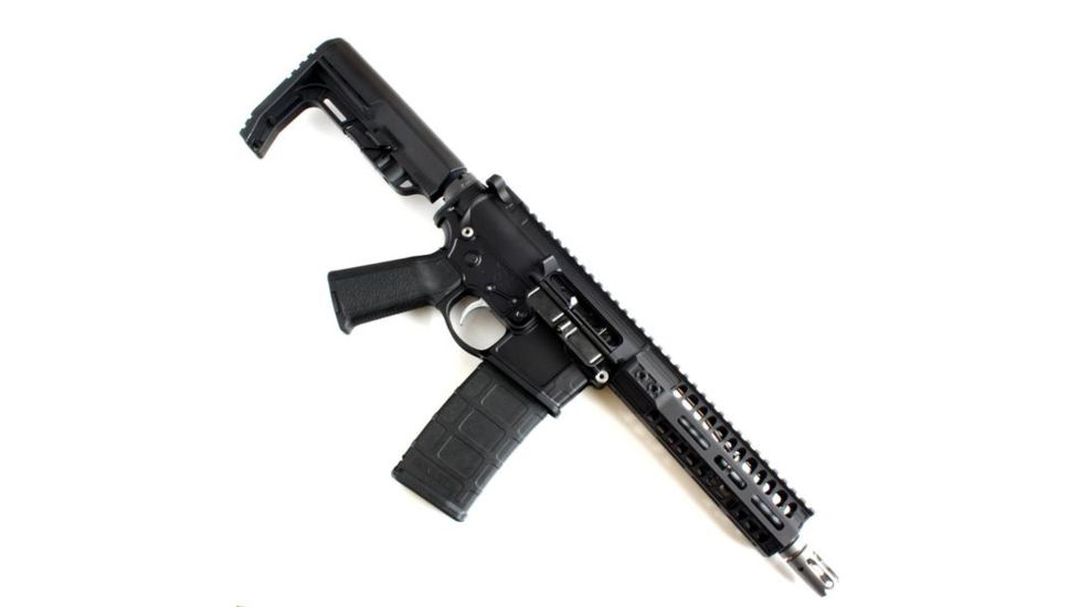 2A Armament Keymod Complete Upper Receiver, Black, 7.5in 2A-CU55675KM7BLK-1