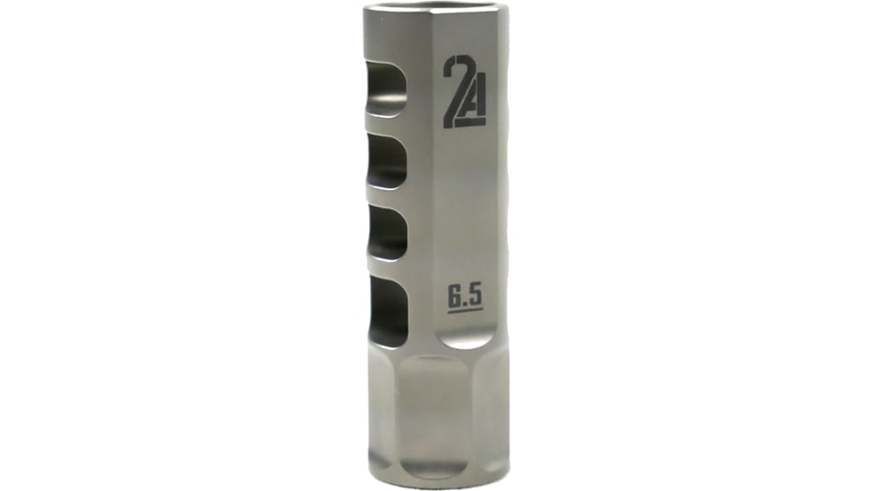 2A Armament X5 Titanium Muzzle Brake, 6.5 Creedmoor, 5/8x24, 2A-65TIBRAKE-X5