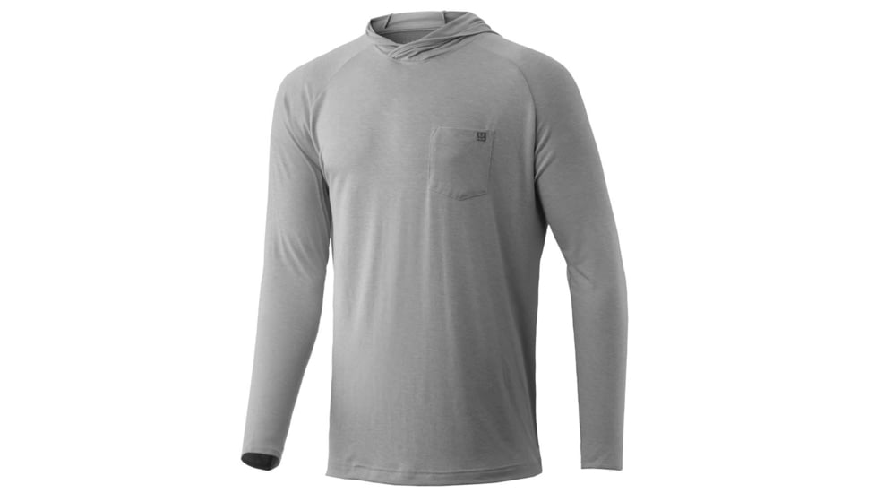 HUK Performance Fishing Waypoint Hoodie - Mens, Grey, Small, H1200292-020-S