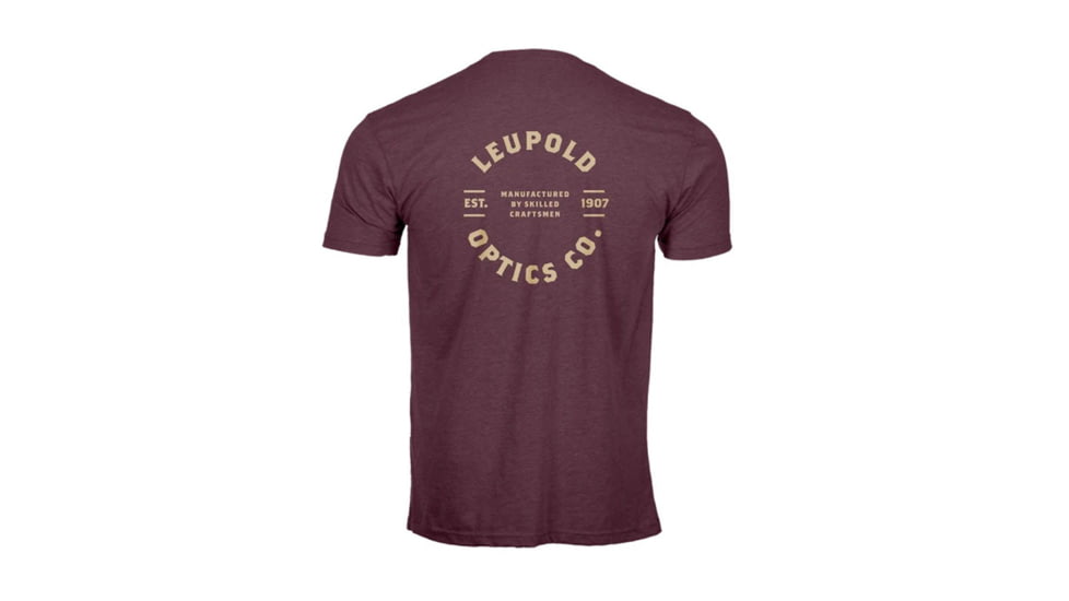Leupold Skilled Craftsmen T-Shirts - Men's, Maroon, Medium, 184126