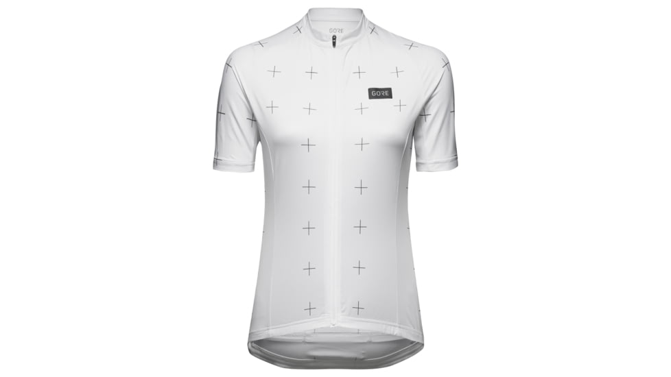 GOREWEAR Daily Cycling Jersey Womens in White/Black Medium 8-10 Form fit 46B93EB4, 100936-0199-40