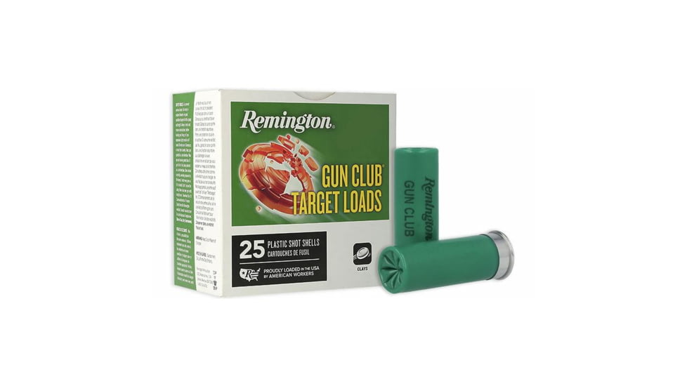 Remington Gun Club Target Load 12 Gauge 1 1/8 oz 2.75in Shotgun Ammo, #9, 250 Rounds, 20248CASE