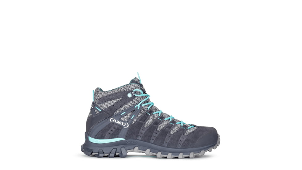 Aku Alterra Lite Mid GTX Hiking Shoes - Women's, Anthracite/Light Blue, 5 US, 7142745