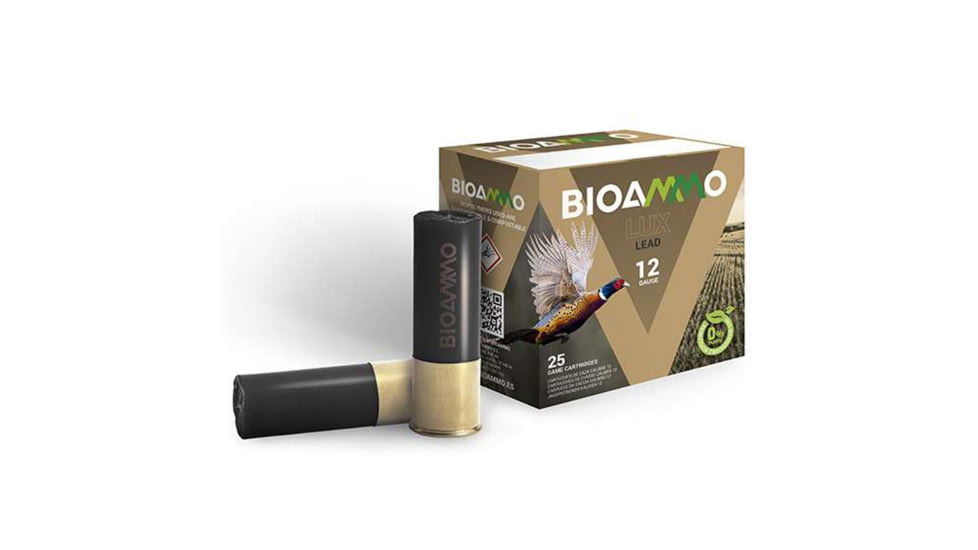 BioAmmo Lux Hunt 12 Gauge 1 1/4oz 2.75in 6 Lead Shot Shotgun Ammo, WNBL2870