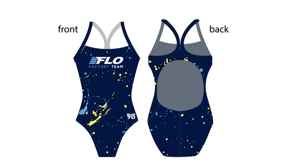 BlueSeventy Flo Factory Custom Racerback - Women's, Blue, 28 US, 6837665759304