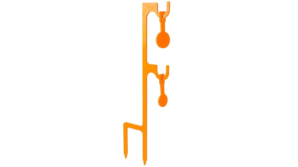 Champion Traps and Targets Rimfire Double Target Hanger and Two Targets, Orange, 44925C
