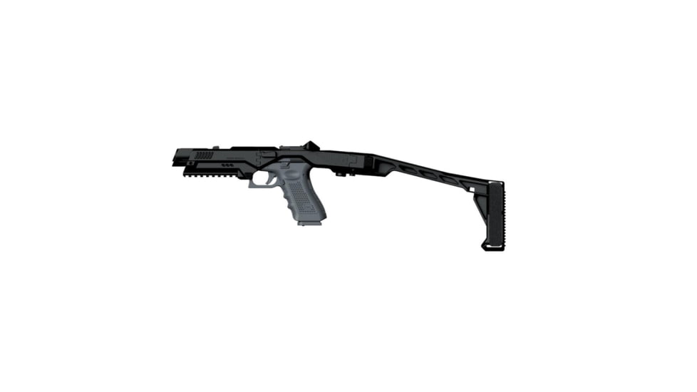2nd Amendment 1791 LLC Roni Corporation Nano Roni Glock 17/19/19X/22/23/25/31/32/45 Gen 3-5 Black with Brace, NR-G1719-STAB-BLK
