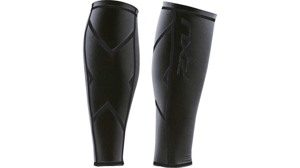 2XU Unisex Calf Guard Steel Lg UA1987B STL/BRF L