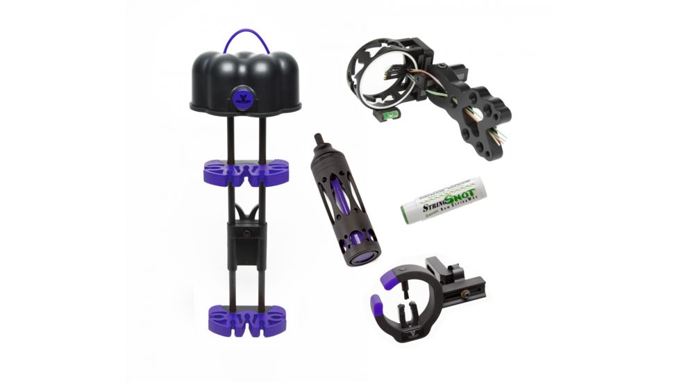 30-06 Outdoors Savage 5pc Bow Package, Black/Purple, SPK-PU