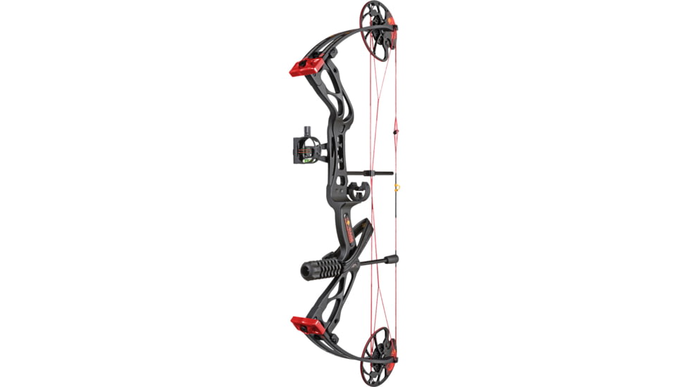 .30-06 Outdoors Warrior River Courage Compound Bow Package, Black, WRCPK-BLK